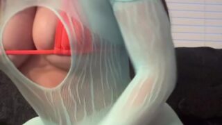 LexiMarvel cosplay riding dildo squirting outfit slutty