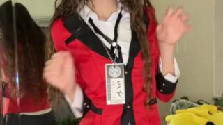 Slow bouncing thick dildo Kitty882 dripping ride